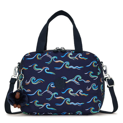 Kipling MIYO Insulated Lunch Bag with Trolley Sleeve - Fun Ocean Print