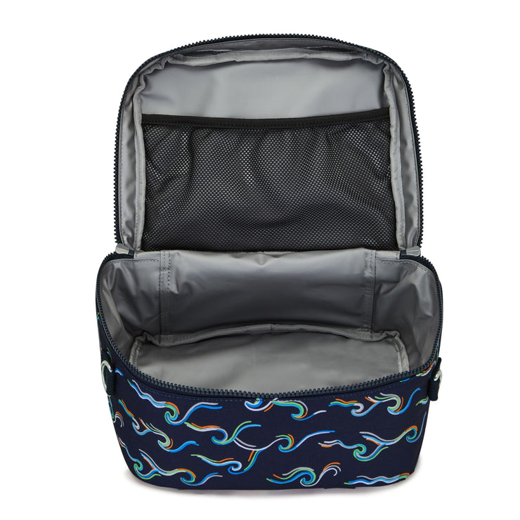 Kipling MIYO Insulated Lunch Bag with Trolley Sleeve - Fun Ocean Print detail