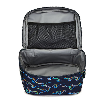Kipling MIYO Insulated Lunch Bag with Trolley Sleeve - Fun Ocean Print detail