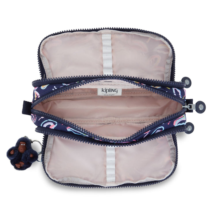 Kipling Gitroy Pencil Case Palm Fiesta Print Large - detail view