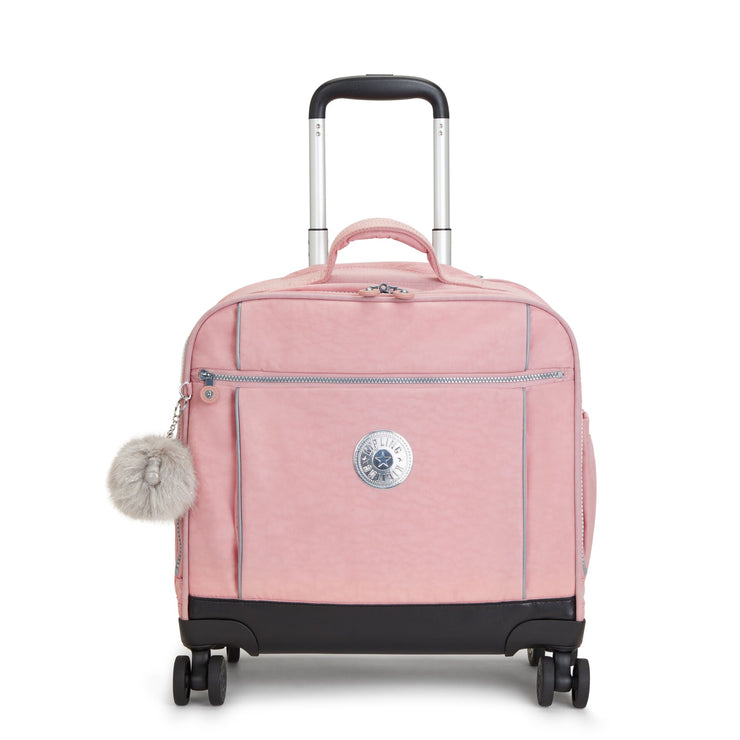 Kipling NEW STORIA Kids' 4-Wheeled School Bag Bridal Rose - front view