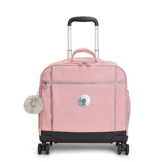 Kipling NEW STORIA Kids' 4-Wheeled School Bag Bridal Rose - front view