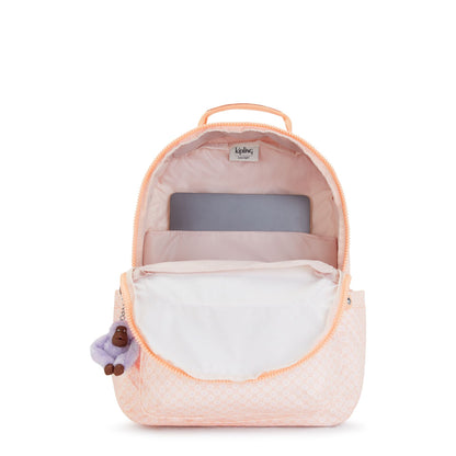 Kipling SEOUL Large Backpack Girly Tile Print - detail view