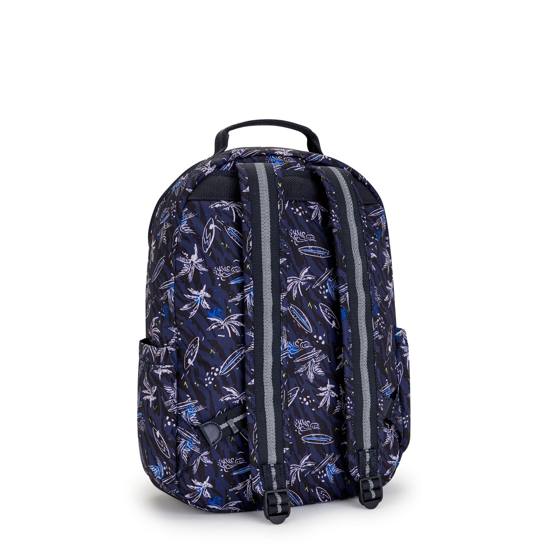 Kipling SEOUL Large Backpack Surf Sea Print - side view