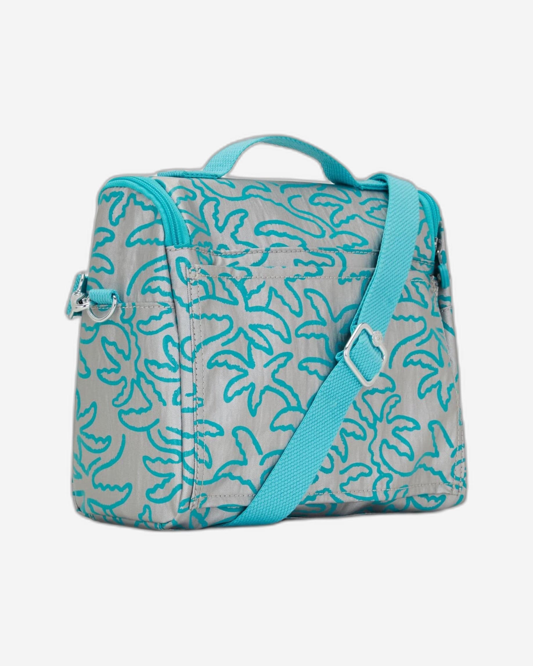 Kipling New Kichirou Insulated Lunch Bag, Metallic Palm, side view