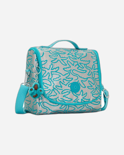 Kipling New Kichirou Insulated Lunch Bag, Metallic Palm, detail view