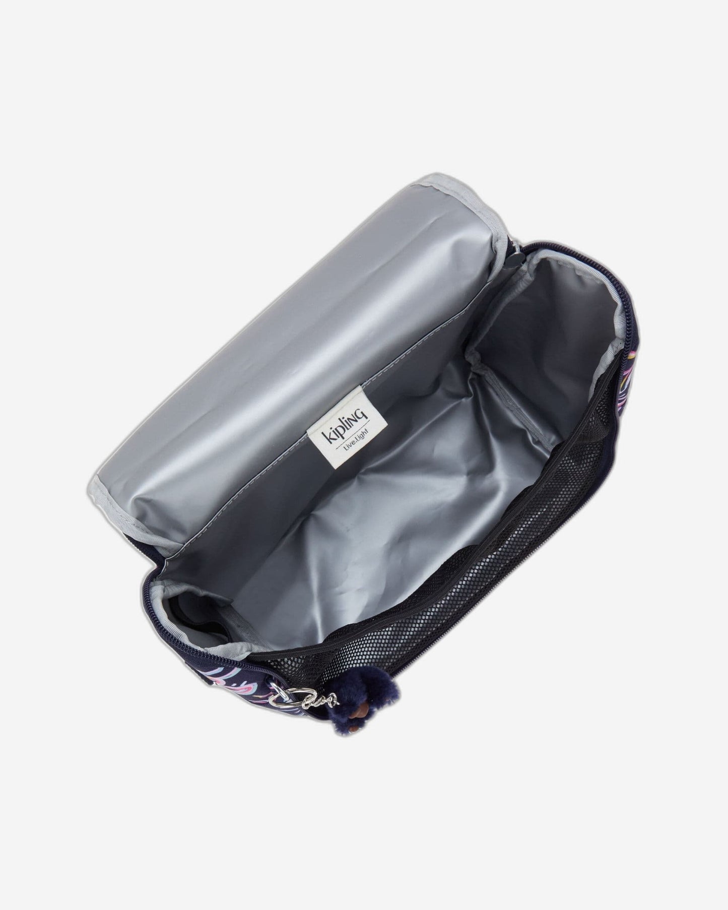 Kipling New Kichirou Insulated Lunch Bag Palm Fiesta Print Large - detail view