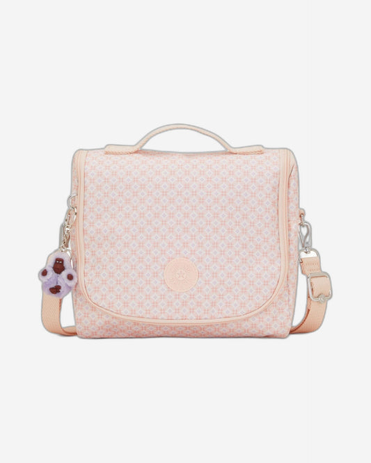 Kipling New Kichirou Insulated Lunch Bag Girly Tile Print Large - front view