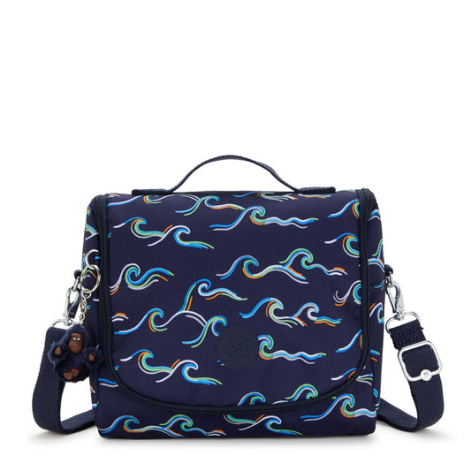 Kipling NEW KICHIROU Insulated Lunch Bag Fun Ocean Print Large