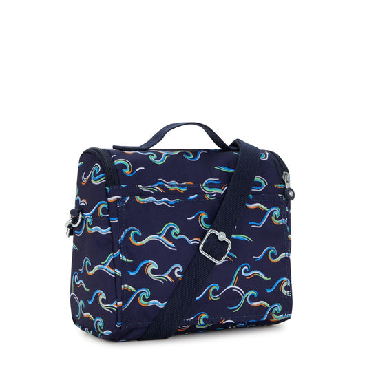 Kipling NEW KICHIROU Insulated Lunch Bag Fun Ocean Print Large - side view — BambiniJO Jordan