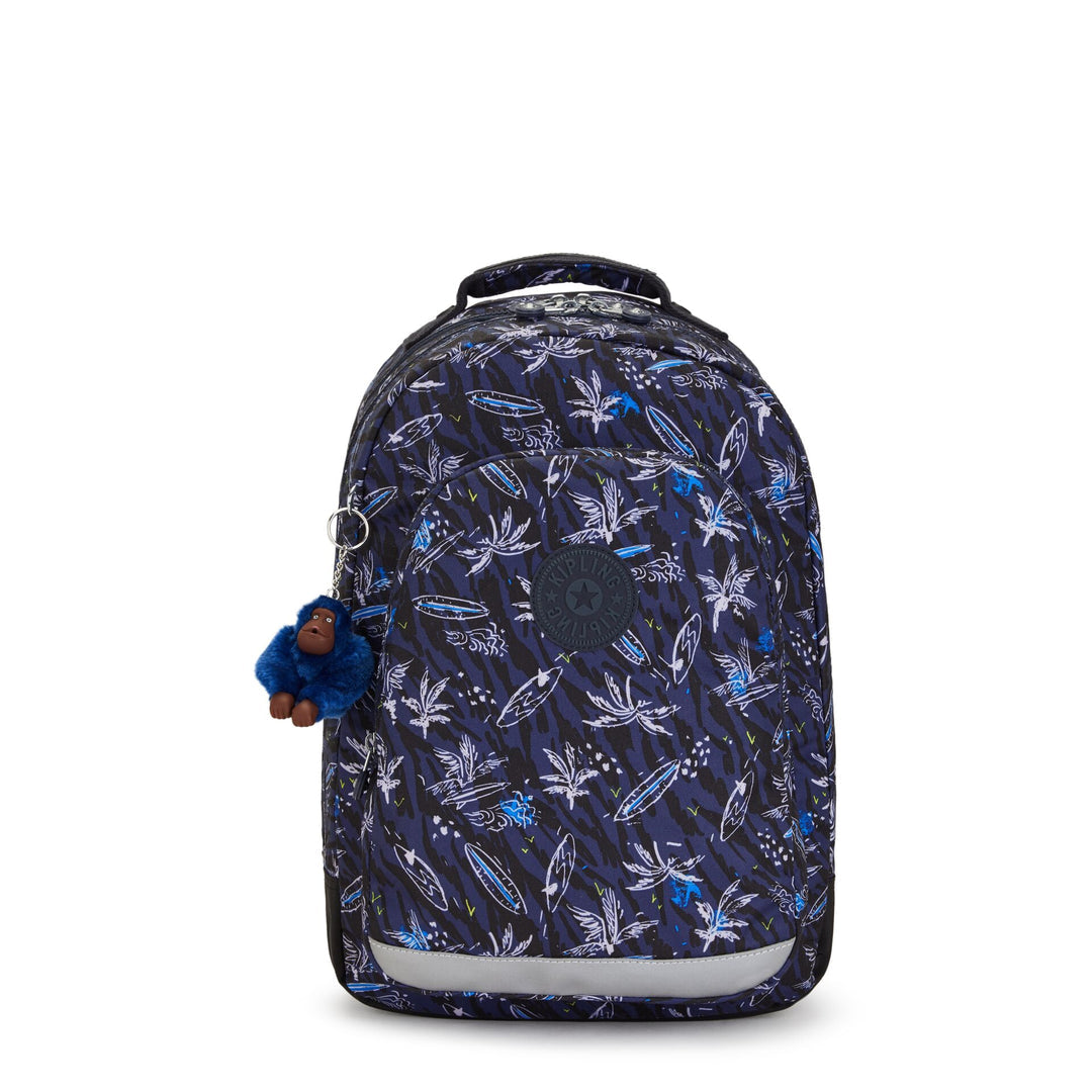 Kipling Class Room Backpack Surf Sea Print - Large
