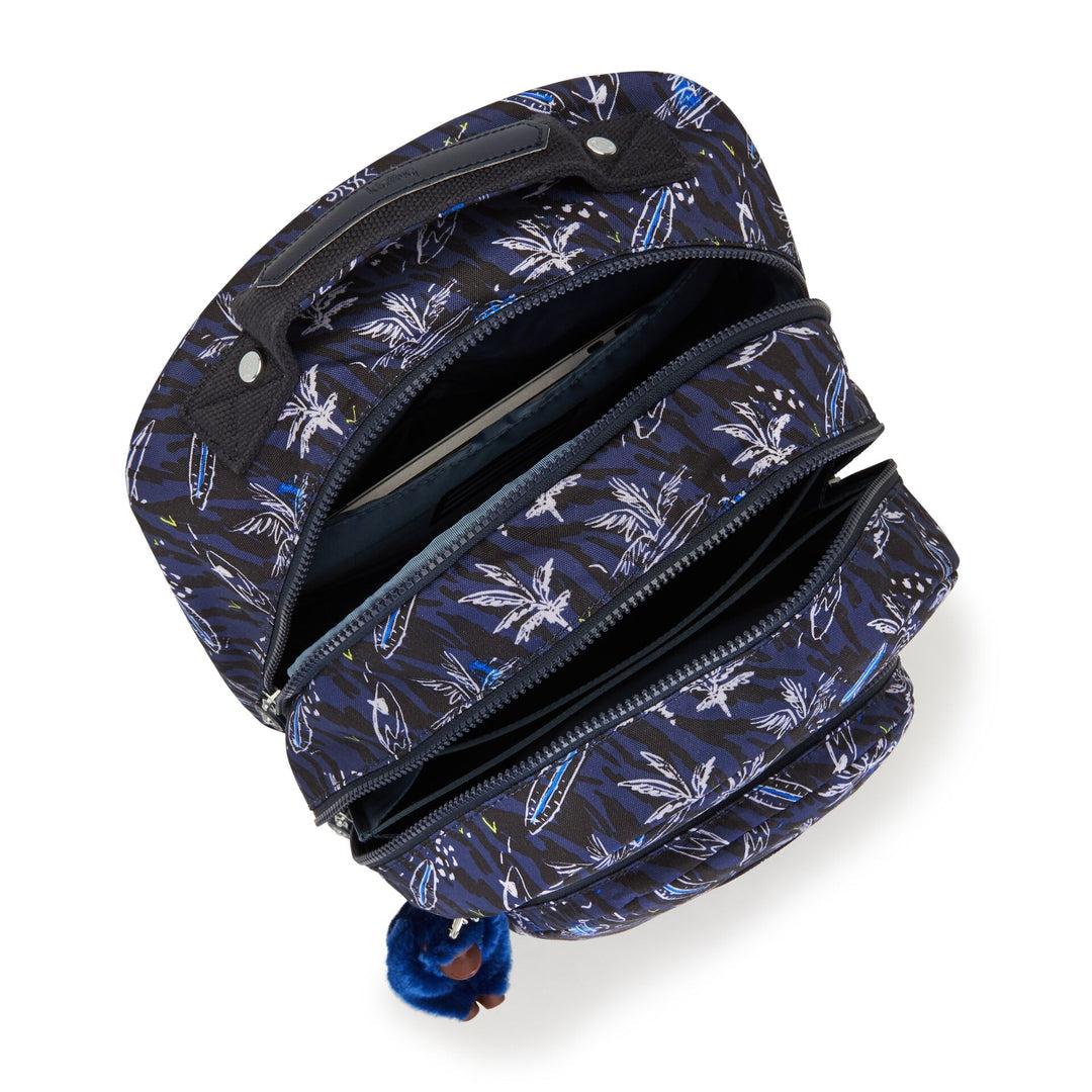 Kipling Class Room Backpack Surf Sea Print - Large - detail