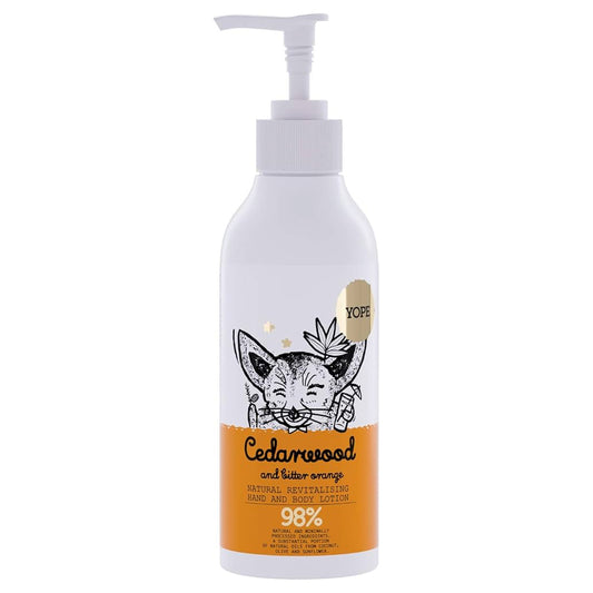 YOPE Natural Hand & Body Lotion Cedarwood And Bitter Orange 300ml