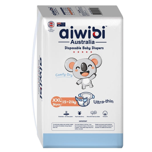 Aiwibi Diapers Size 6 | XXL (15-21 kg) | 36 Count