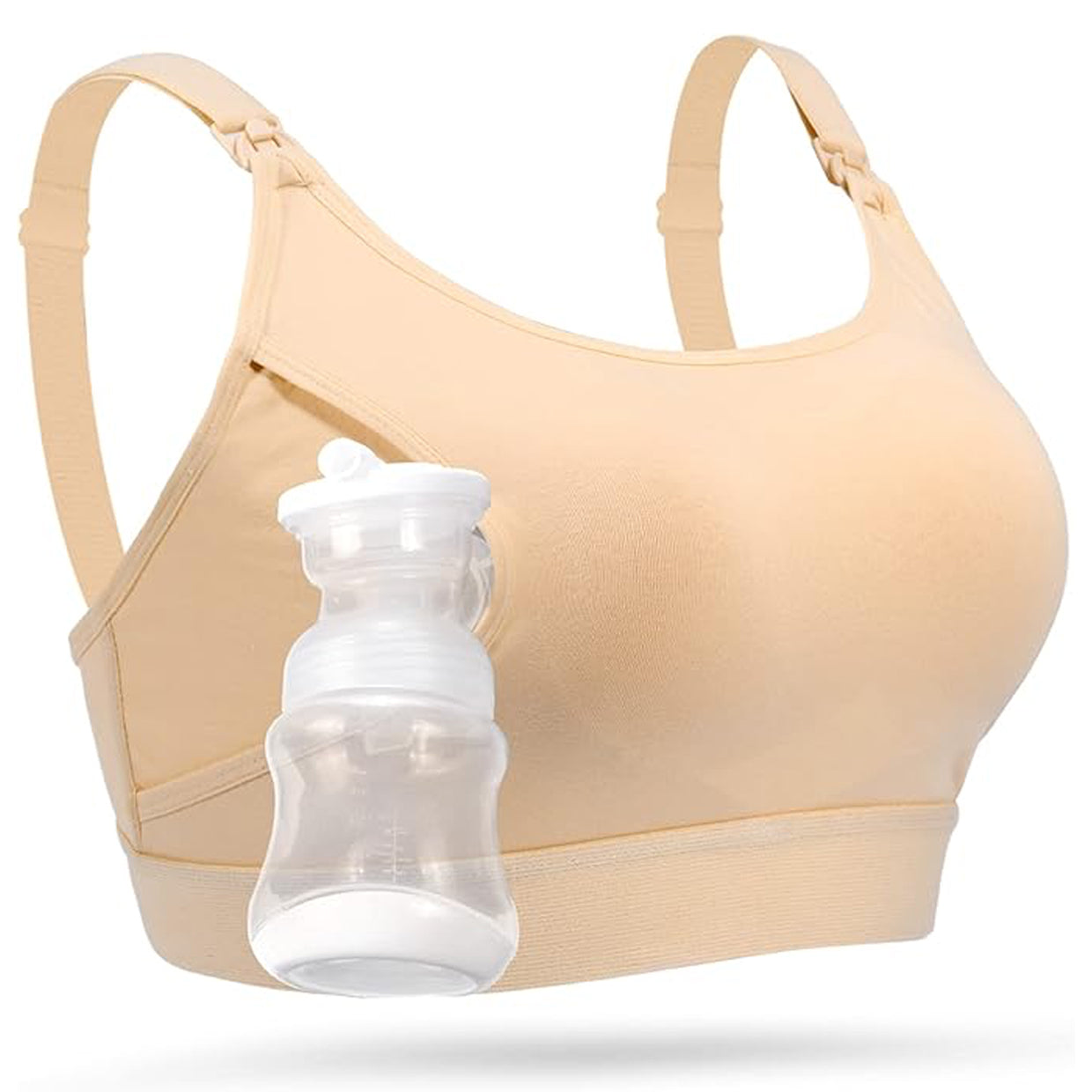 Momcozy - Handsfree Pumping Bra | Beige | Large