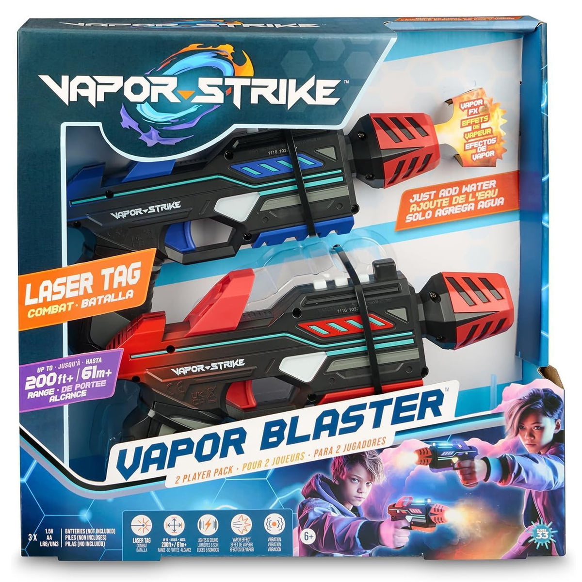 Vapor Strike - Vapor Blaster | 2 Laser Guns | 6Y+ Vapor Strike - Vapor Blaster | 2 Laser Guns | 6Y+