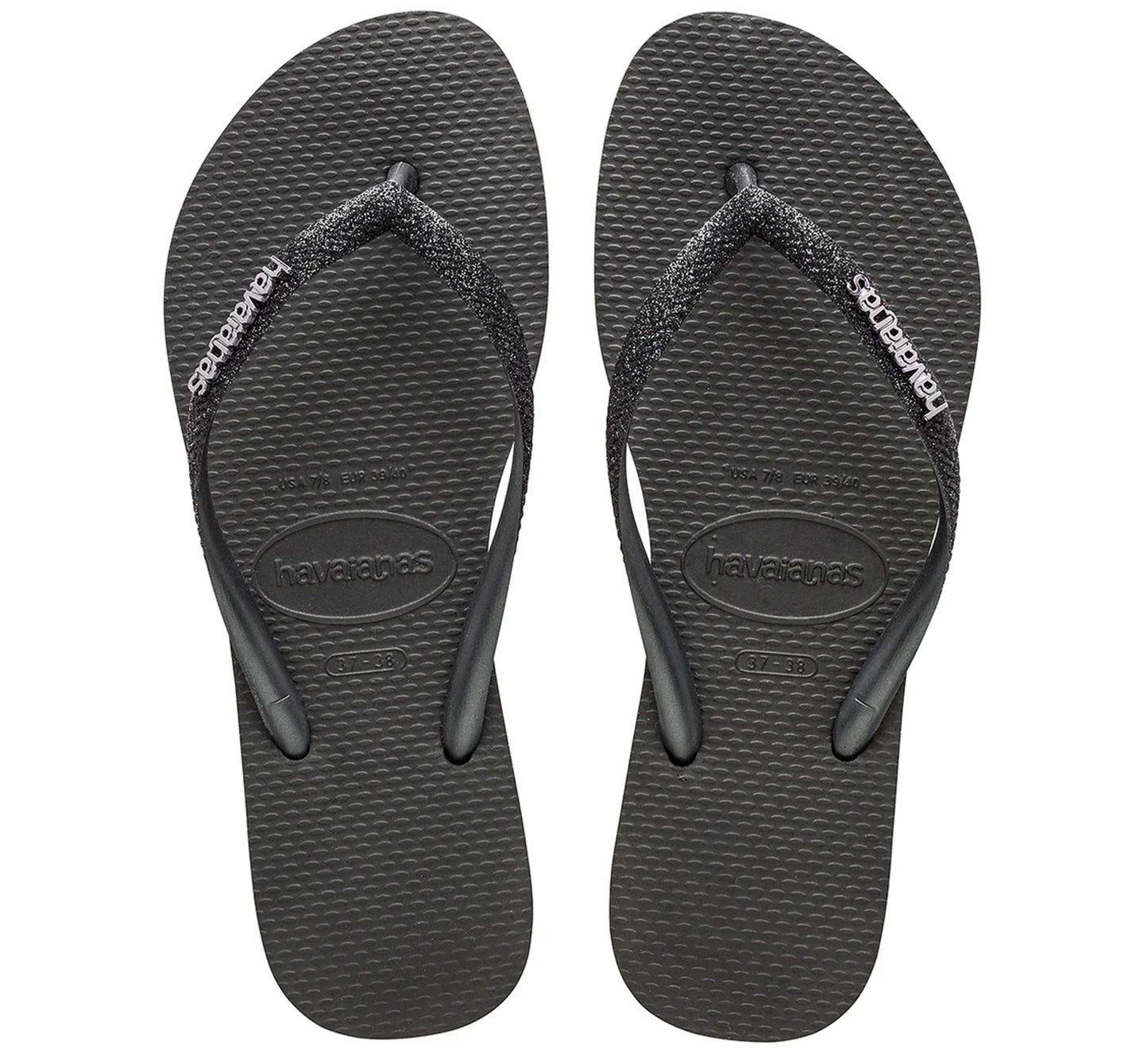 Havaianas - Slim Flip Flops | Glitter Black