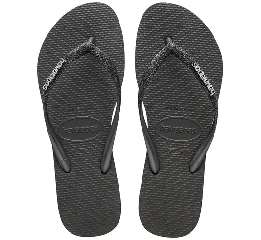 Havaianas - Slim Flip Flops | Glitter Black