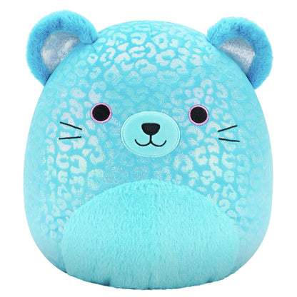 Squishmallows - Medium Plush 12" Sarge - Blue Jaguar - Iridescent Spots