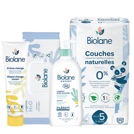Biolane Complete Diaper Care Bundle | Size 5 Diaper