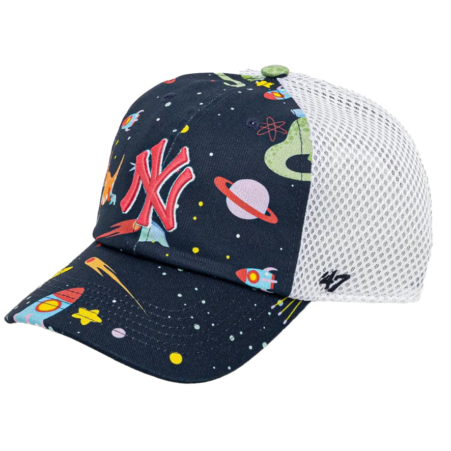 47 Brand - Youth New York Yankees Mesh Cap | Navy Space Dino 47 Brand - Youth New York Yankees Mesh Cap | Navy Space Dino