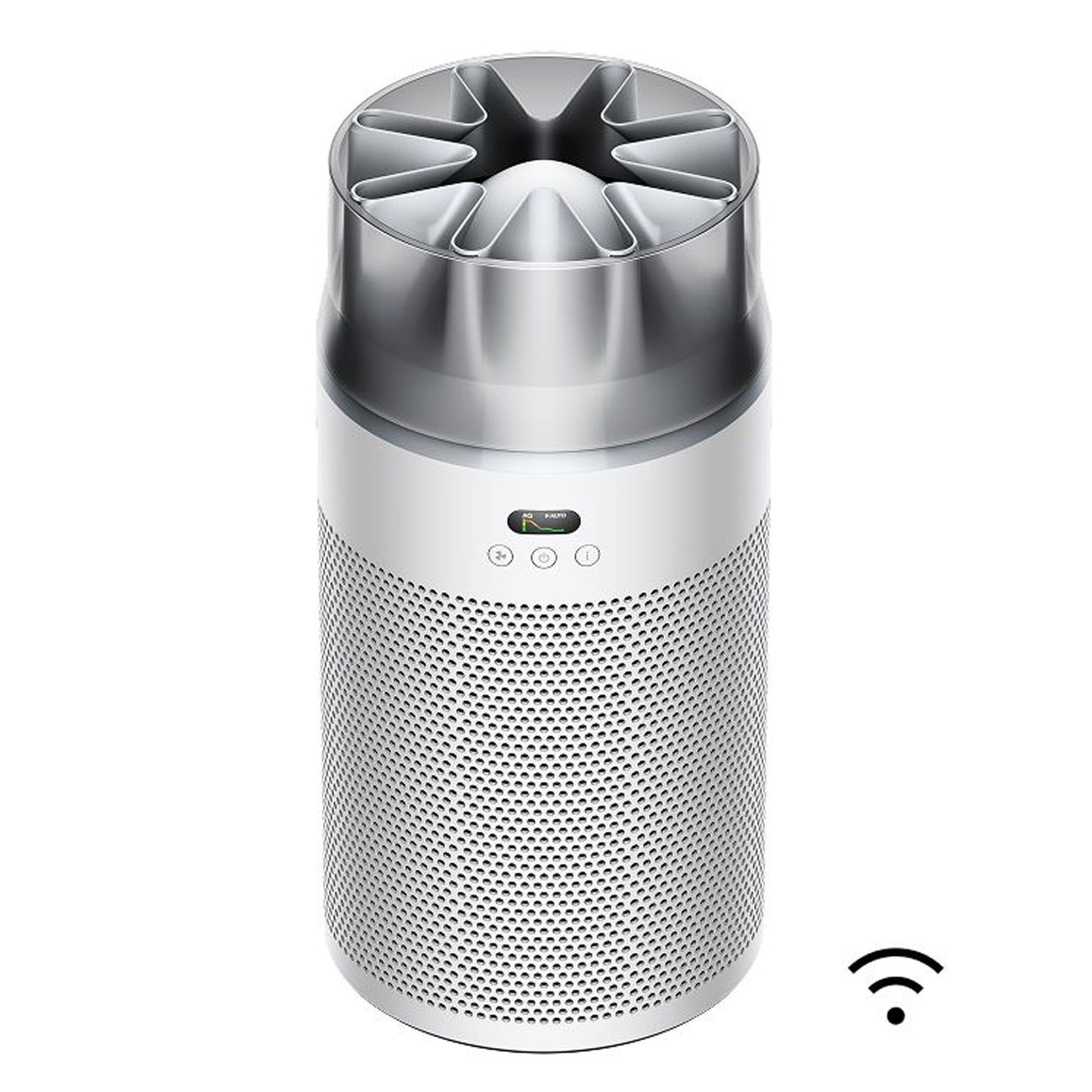 Dyson - جهاز تنقية HushJet™‎ الصغير | أبيض/فضي