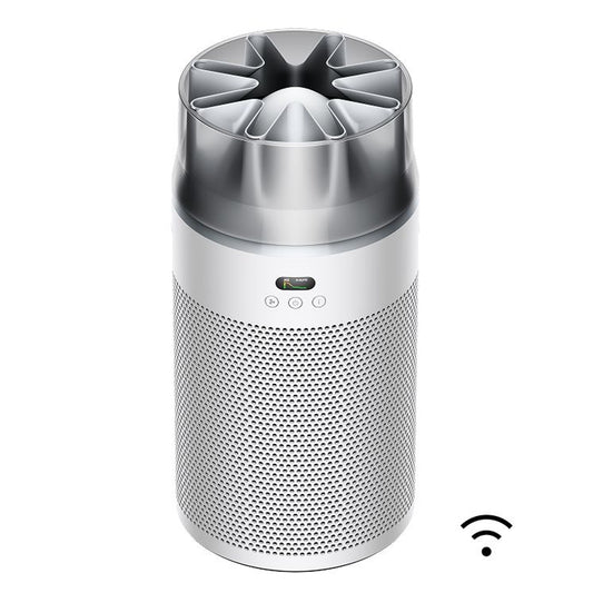 Dyson - جهاز تنقية HushJet™‎ الصغير | أبيض/فضي