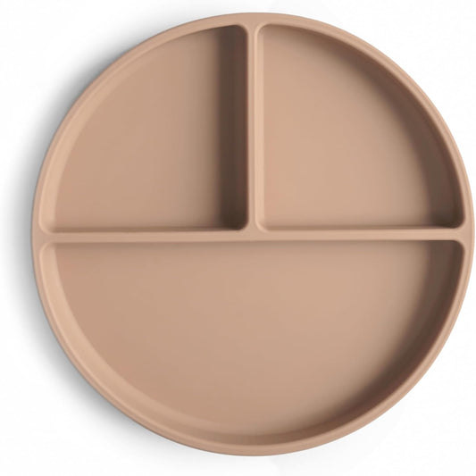 MUSHIE - Silicone Suction Plate | Natural