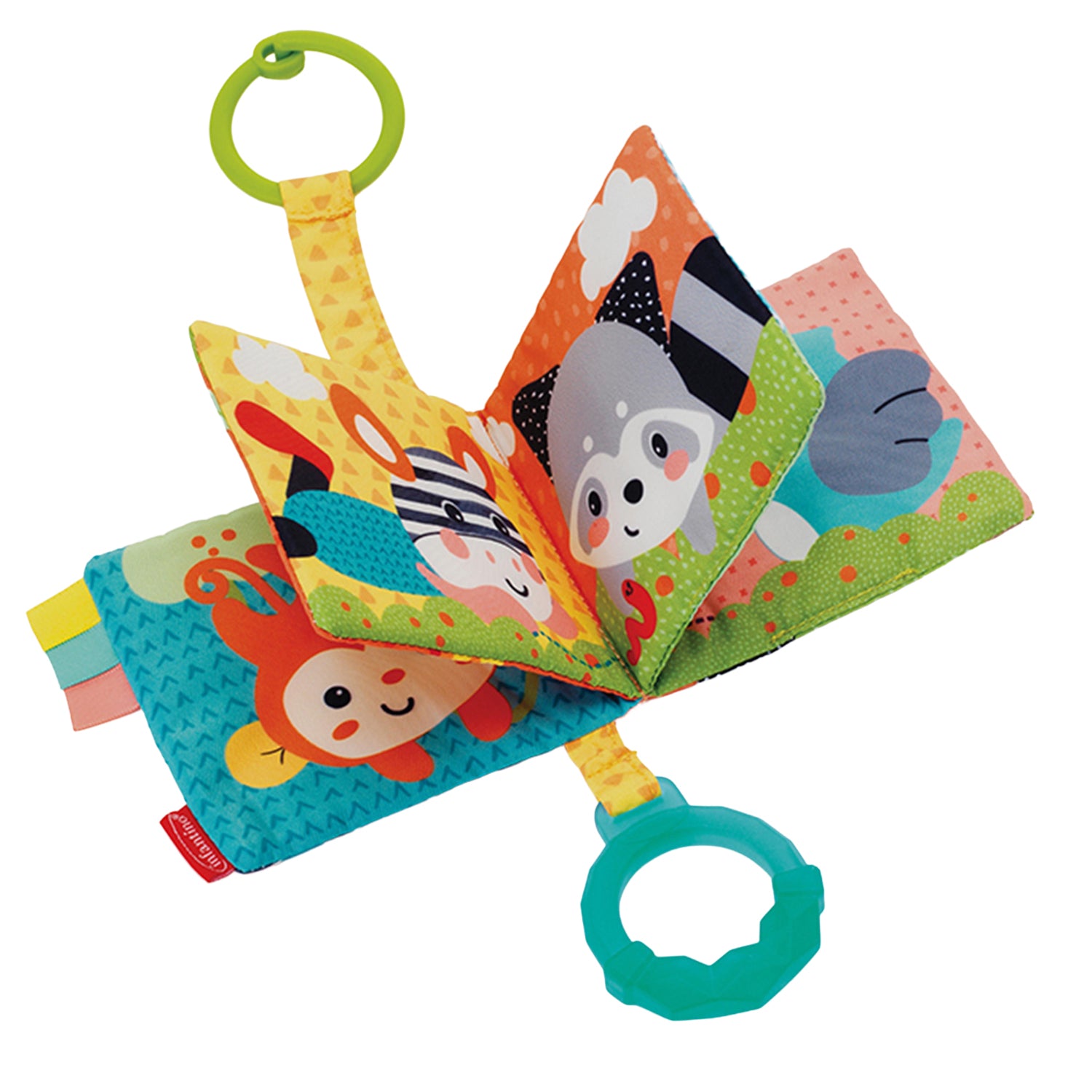Infantino - Link & Squeak Animal Crinkle Book Infantino - Link & Squeak Animal Crinkle Book