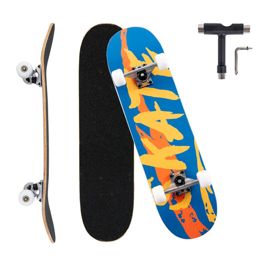Skate Zone - 31 Inch Maple Skateboard, Sticker Design | 8Y+