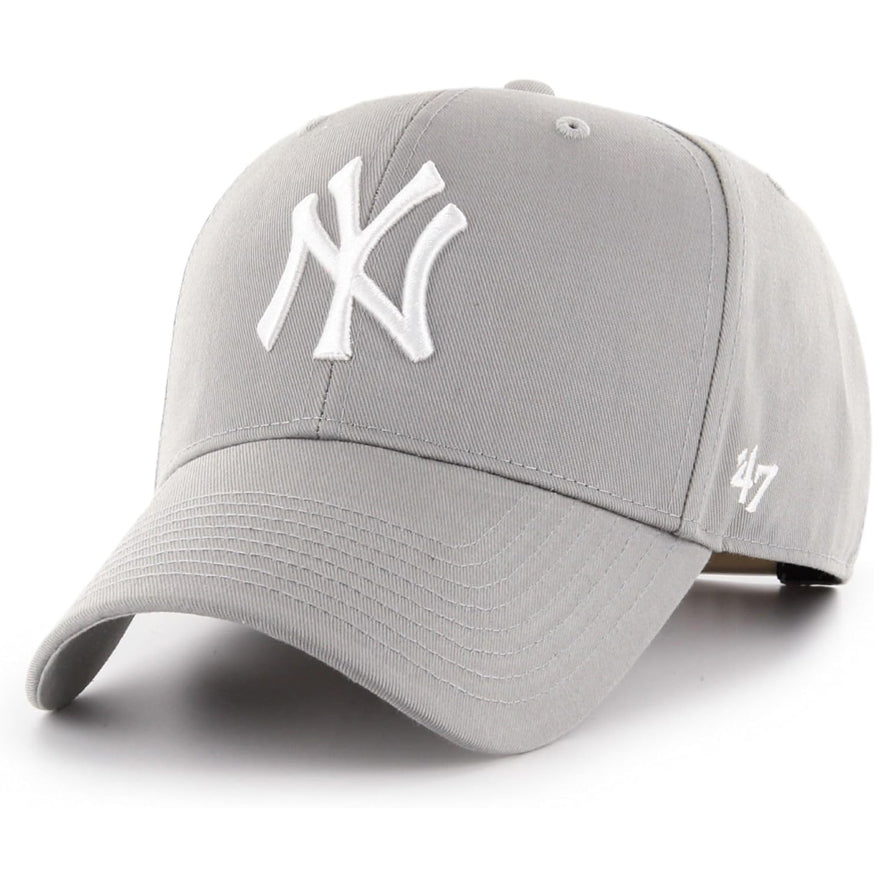 47 Brand - New York Yankees MVP Snapback Cap | Grey Raised 47 Brand - New York Yankees MVP Snapback Cap | Grey Raised