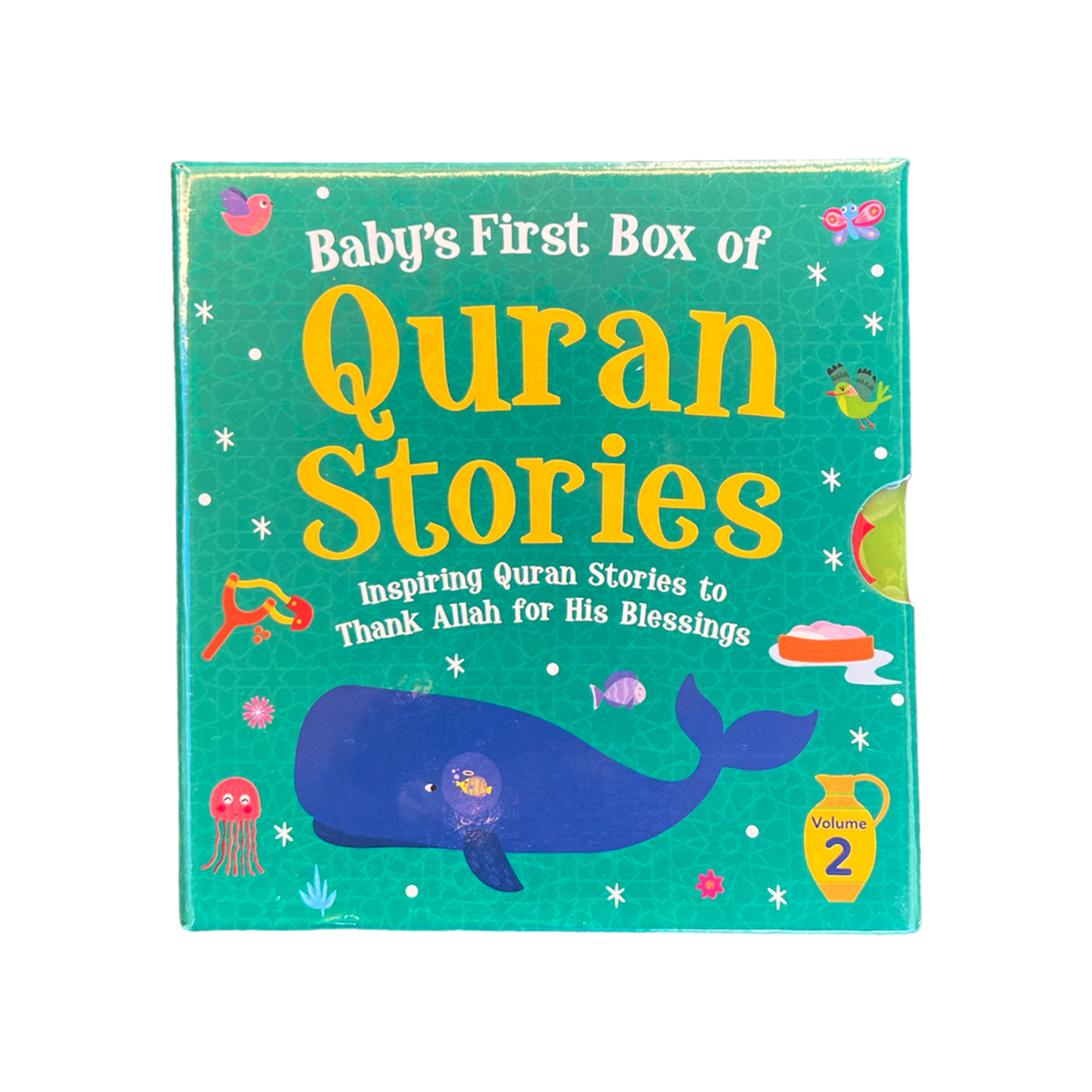 Baby's First Box of Quran Stories - Vol.2 | 5 Board Books Set Baby's First Box of Quran Stories - Vol.2 | 5 Board Books Set