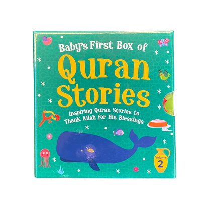 Baby's First Box of Quran Stories - Vol.2 | 5 Board Books Set