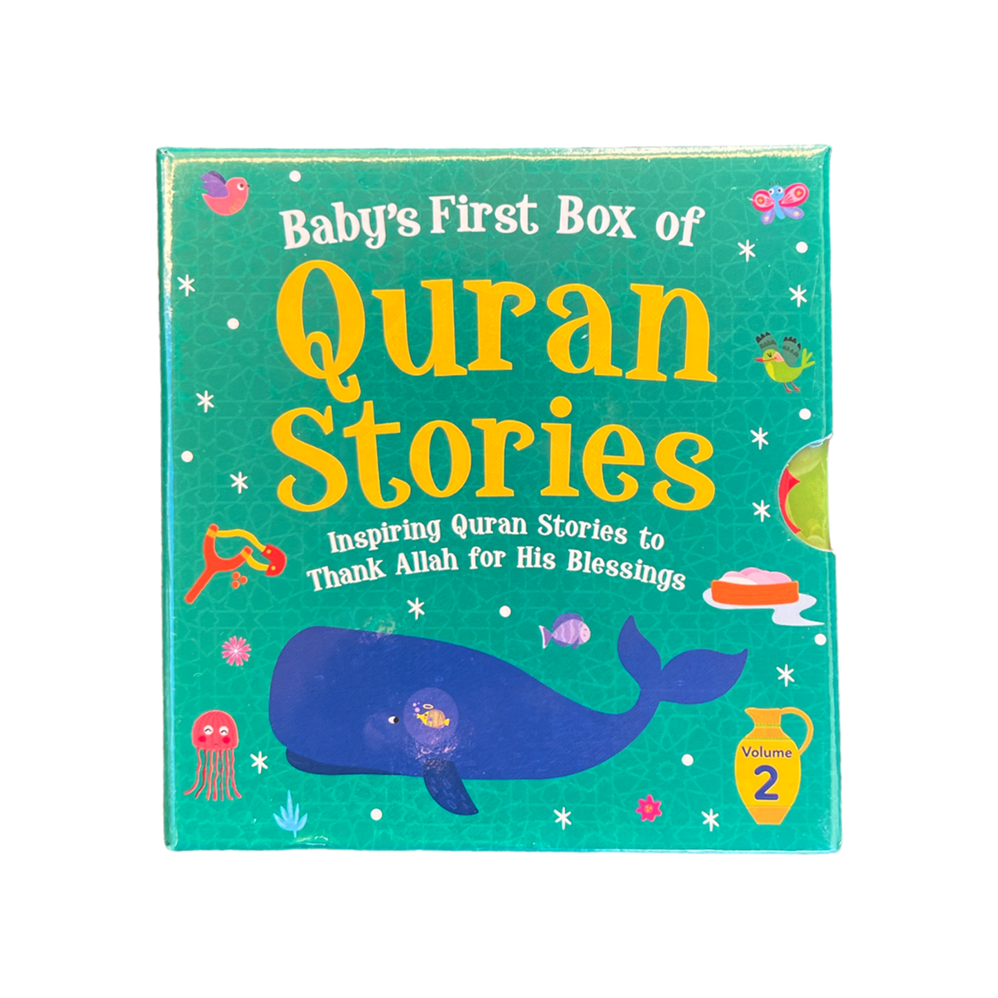 Baby's First Box of Quran Stories - Vol.2 | 5 Board Books Set