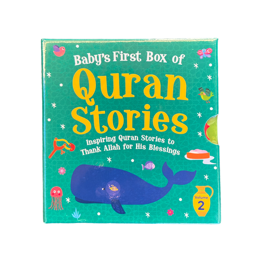 Baby's First Box of Quran Stories - Vol.2 | 5 Board Books Set