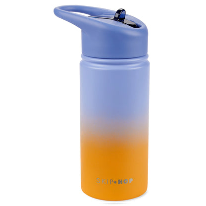 Skip Hop - Wander Stainless Steel Water Bottle | 450ml | Ombré Blue