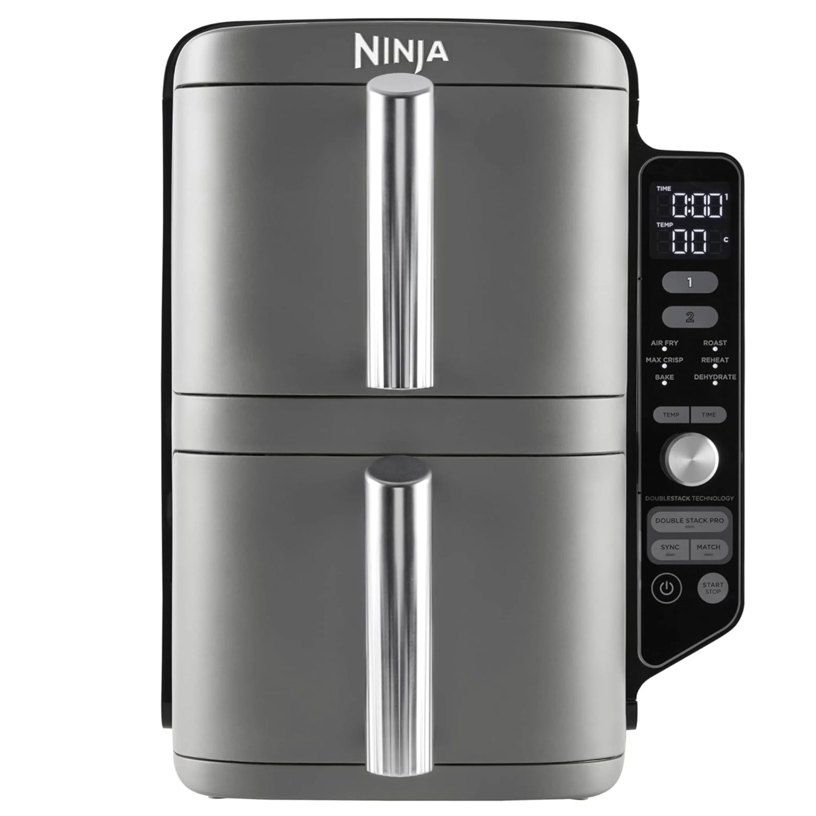 Ninja - مقلاة هوائية مزدوجة XL بسلتين | 9.5 لتر Ninja - مقلاة هوائية مزدوجة XL بسلتين | 9.5 لتر