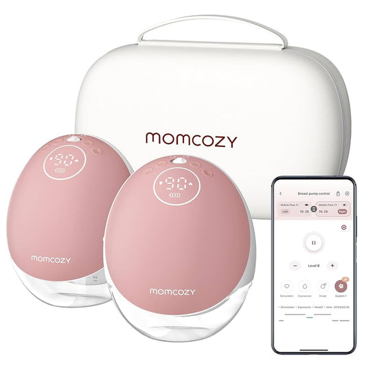 Momcozy - M9 Mobile Flow™ SMART Hands-Free Breast Pump | Double