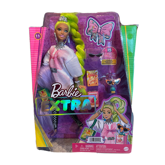 Barbie - Extra Doll with Oversized Tee & Leggings with Pet Parrot