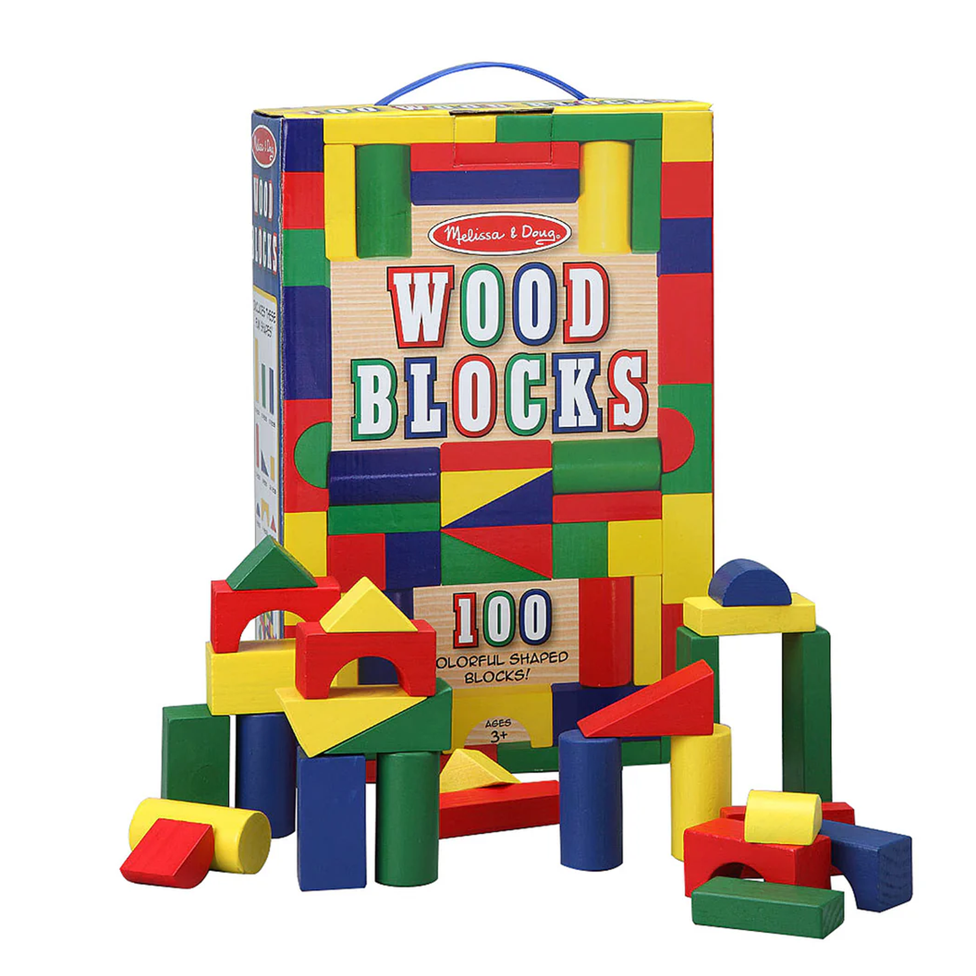Melissa & Doug 100 Wooden Blocks Melissa & Doug 100 Wooden Blocks
