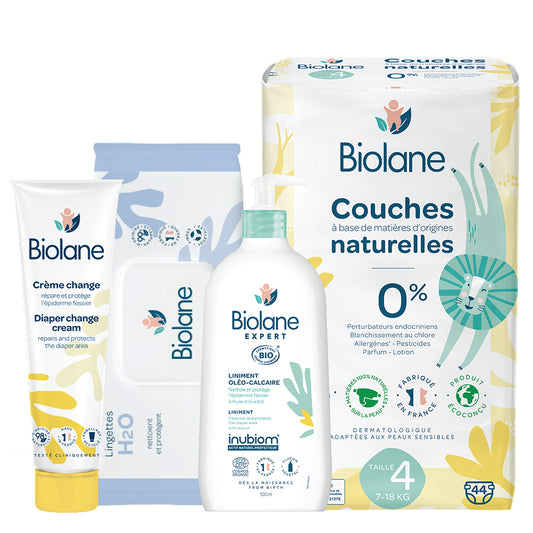 Biolane Complete Diaper Care Bundle | Size 4 Diaper
