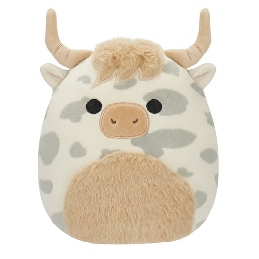 Squishmallows - Little Plush 7.5" Borsa - Grey Spotted Highland Cow
