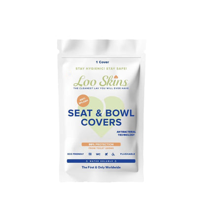 Loo Skins - Seat & Bowl Covers 5 Single Sachet  | 5 pc