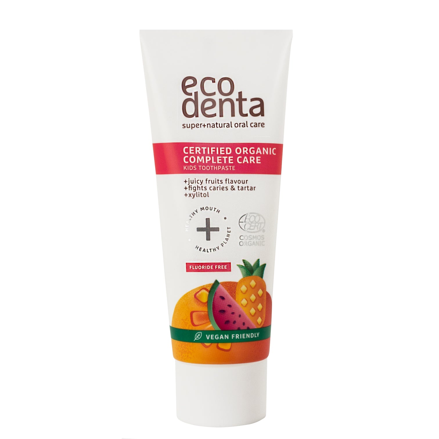 KIDS ORGANIC Juicy Fruit toothpaste, 75ml KIDS ORGANIC Juicy Fruit toothpaste, 75ml
