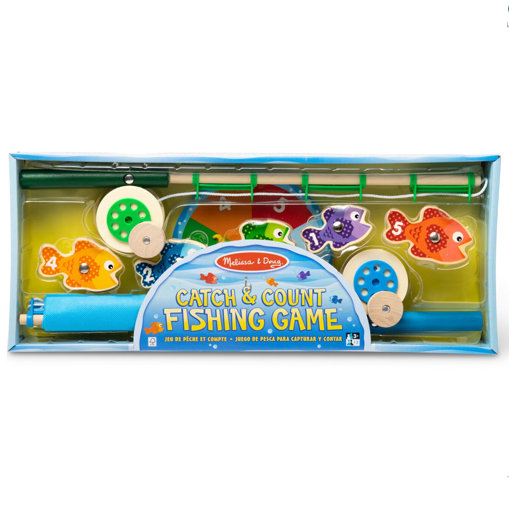 Melissa & Doug Catch & Count Magnetic Fishing Game 3Y+ Melissa & Doug Catch & Count Magnetic Fishing Game 3Y+