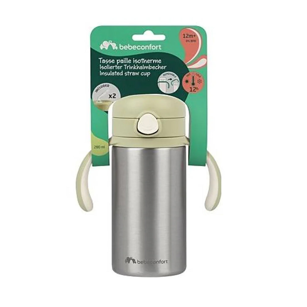 Bebe Confort - Insulated Straw Cup | 280ml Bebe Confort - Insulated Straw Cup | 280ml