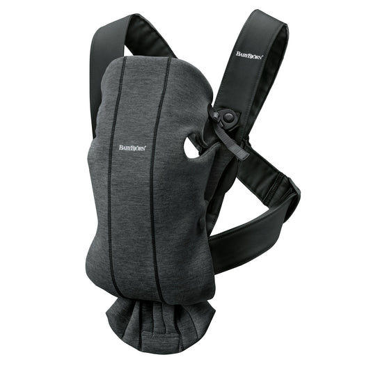 BabyBjörn - Baby Carrier Mini | 3D Jersey | Charcoal Grey