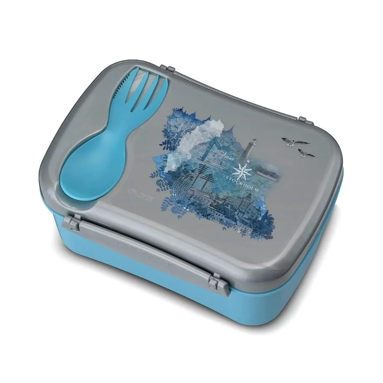 Carl Oscar - Wisdom N'ice Box Lunch box with Cooling Pack | Turquoise Water Carl Oscar - Wisdom N'ice Box Lunch box with Cooling Pack | Turquoise Water