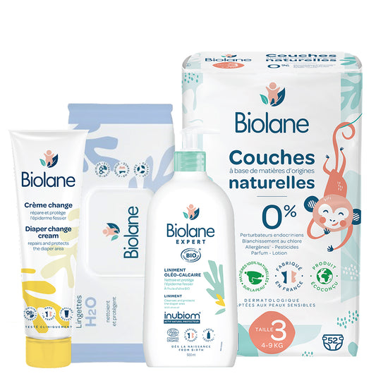Biolane Complete Diaper Care Bundle | Size 3 Diaper