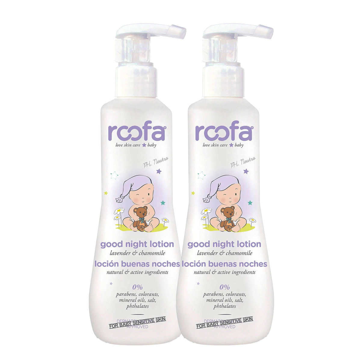 Roofa - Good Night Body Lotion | Sensitive Skin | 200ml | Buy 1 Get 1 Roofa - Good Night Body Lotion | Sensitive Skin | 200ml | Buy 1 Get 1